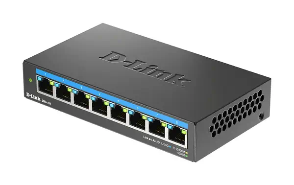 Switch non administrable 8 ports multi-Gigabit 2,5G D-Link - visuel 1 - hello RSE - Gestion du trafic