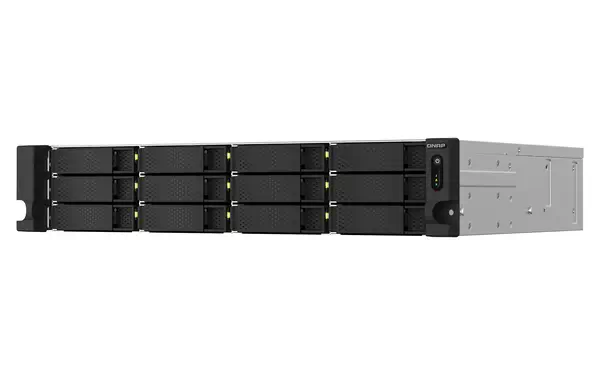 QNAP TS-1264U-RP NAS Rack (2 U) Intel® Celeron® 8 Go DDR4 0 To QNAP QTS Aluminium, Noir - Serveur NAS - visuel 6
