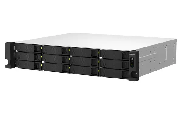 QNAP TS-1264U-RP NAS Rack (2 U) Intel® Celeron® 8 Go DDR4 0 To QNAP QTS Aluminium, Noir - Serveur NAS - visuel 7