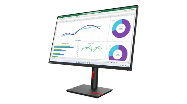 Lenovo ThinkVision T32h-30 LED display 80 cm (31.5") 2560 x 1440 pixels Quad HD Noir - Ecran Ordinateur - visuel 7