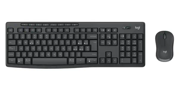 Logitech 920-012069 clavier Souris incluse Bureau RF sans fil + Bluetooth QWERTY Italien Graphite - Clavier - visuel 1
