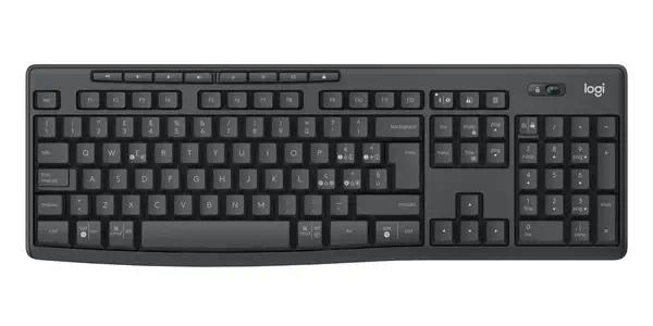 Logitech 920-012069 clavier Souris incluse Bureau RF sans fil + Bluetooth QWERTY Italien Graphite - Clavier - visuel 3