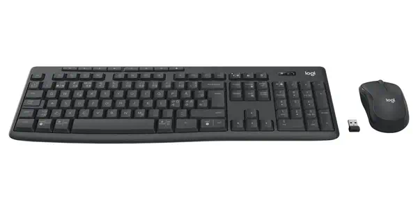 Logitech 920-012072 clavier Souris incluse Bureau Bluetooth QWERTY Nordique Graphite - Clavier - visuel 4