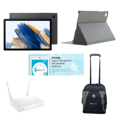 Achat CM Tablette Android Classe Mobile 11 : 8 Samsung 11 + Tabicase + Edutab