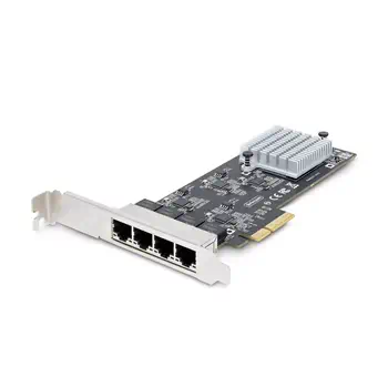 Carte Réseau PCIe à 4 Ports 2,5 Gbps NBASE-T, Intel I225-V - Carte Réseau pour PC - Carte Réseau Eth garantie