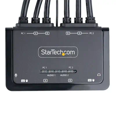 StarTech.com C2-DH46-UA2-CBL-KVM commutateur écran, clavier et souris Noir - Switchs et Hubs - visuel 7