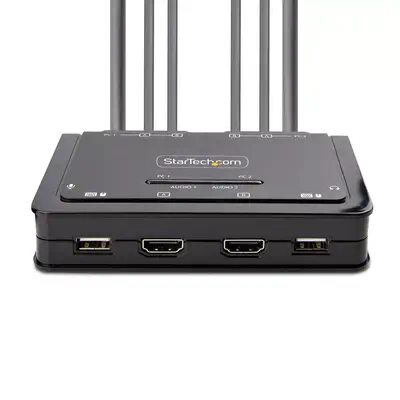 StarTech.com C2-DH46-UA2-CBL-KVM commutateur écran, clavier et souris Noir - Switchs et Hubs - visuel 3