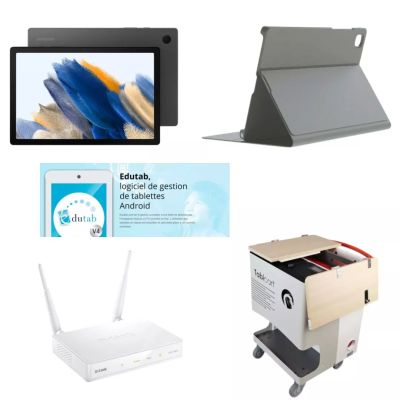 Vente CM Tablette Android Pack 20 Tablettes Samsung 10.5" + Chariot Tabicart S3