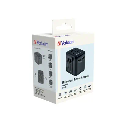 Verbatim 49543 adaptateur prise d'alimentation Universel Noir - Chargeur et alimentation - visuel 7