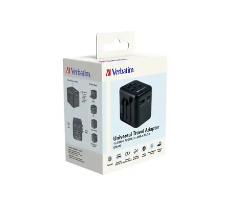 Verbatim 49544 adaptateur prise d'alimentation Universel Noir - Chargeur et alimentation - visuel 7