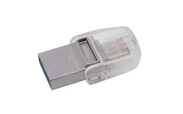 Kingston Technology DataTraveler microDuo 3C 64GB lecteur USB flash 64 Go USB Type-A / USB Type-C 3. - Clé USB - visuel 2