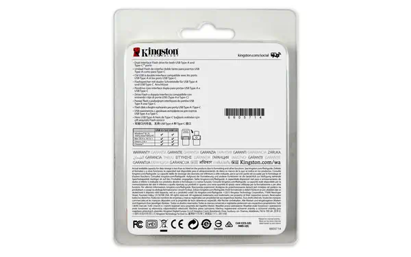 Kingston Technology DataTraveler microDuo 3C 64GB lecteur USB flash 64 Go USB Type-A / USB Type-C 3. - Clé USB - visuel 4