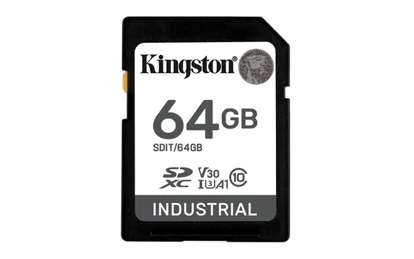 Kingston Technology 64G SDXC Industrial pSLC - Carte Mémoire - visuel 1