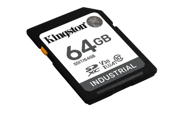Kingston Technology 64G SDXC Industrial pSLC - Carte Mémoire - visuel 2