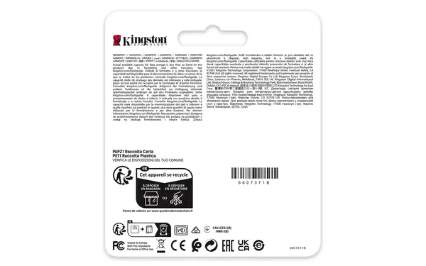 Kingston Technology 64G SDXC Industrial pSLC - Carte Mémoire - visuel 4