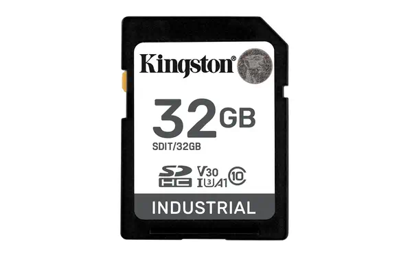 Kingston Technology 32G SDHC Industrial pSLC - Carte Mémoire - visuel 1