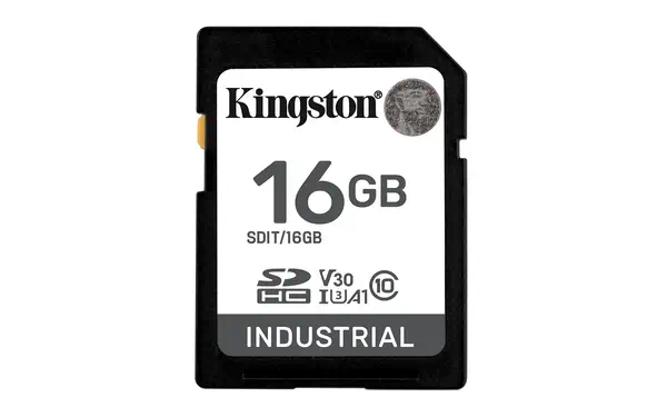 Kingston Technology 16G SDHC Industrial pSLC - Carte Mémoire - visuel 1