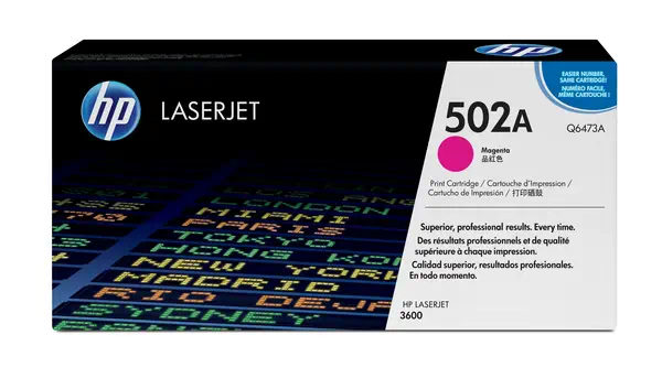 HP 502A toner LaserJet magenta authentique - Toner - visuel 1