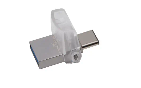 Kingston Technology DataTraveler microDuo 3C 128GB lecteur USB flash 128 Go USB Type-A / USB Type-C  - Clé USB - visuel 1