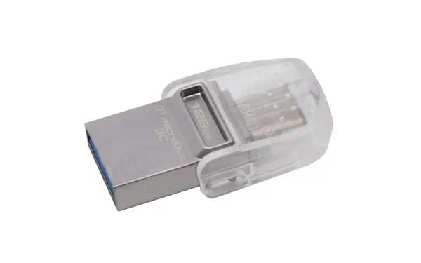 Kingston Technology DataTraveler microDuo 3C 128GB lecteur USB flash 128 Go USB Type-A / USB Type-C  - Clé USB - visuel 2