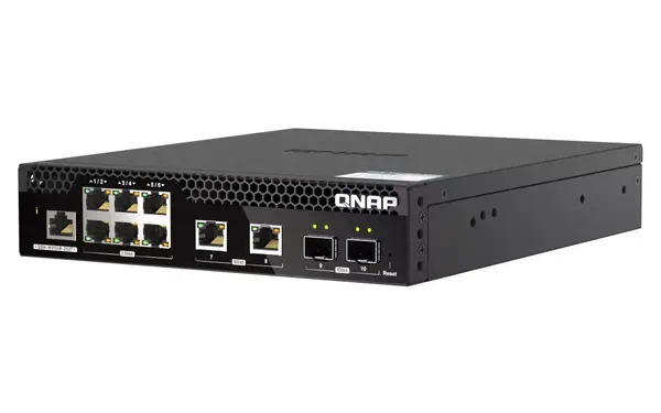 QNAP QSW-M2106R-2S2T commutateur réseau Géré L2 10G Ethernet (100/1000/10000) 1U Noir - Switchs et Hubs - visuel 5