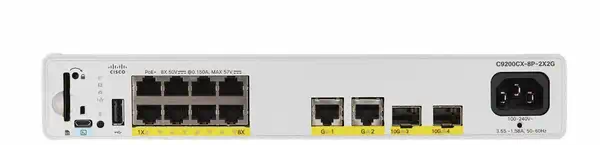Cisco Catalyst C9200CX-8P-2X2G-E commutateur réseau Géré L2/L3 Gigabit Ethernet (10/100/1000) Connex - Switchs et Hubs - visuel 1