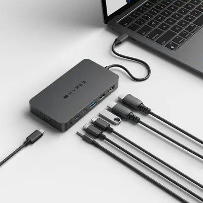 Targus HyperDrive Next Dual Avec fil USB Type-C Gris - Câble HDMI - visuel 6