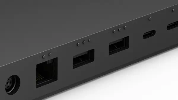 Microsoft Surface Thunderbolt 4 Dock Avec fil Noir Microsoft - visuel 1 - hello RSE - Rapidité fulgurante et design minimaliste