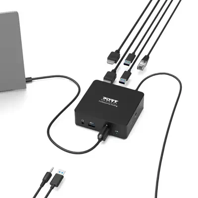 Port Designs 901908 station d'accueil Noir - Station d'accueil pour portable - visuel 4