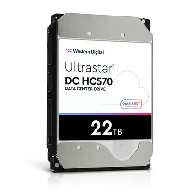 Western Digital Ultrastar DC HC570 disque dur 22 To 7200 tr/min 512 Mo 3.5" Série ATA III - Disque dur Interne - visuel 3