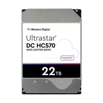 Meilleur prix Western Digital Ultrastar DC HC570 disque dur 22 To 7200 tr/min 512 Mo 3.5" Série ATA III