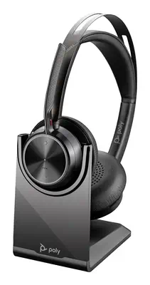 Micro-casque Poly Voyager Focus 2 UC + câble USB-A vers USB-C + base de chargement - HP - Casque Micro - visuel 10