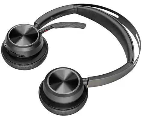 Micro-casque Poly Voyager Focus 2 UC + câble USB-A vers USB-C + base de chargement - HP - Casque Micro - visuel 9