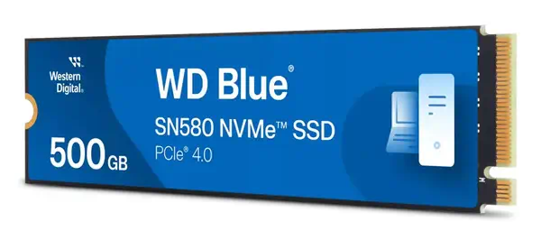 Western Digital Blue SN580 500 Go M.2 PCI Western Digital - visuel 1 - hello RSE - Transfert de données efficace