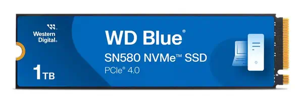 Western Digital Blue SN580 1 To M.2 PCI Express 4.0 NVMe TLC - Disque dur SSD - visuel 1