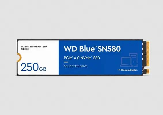 Western Digital Blue SN580 250 Go M.2 PCI Express 4.0 NVMe TLC - Disque dur SSD - visuel 1