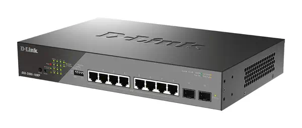 D-Link DSS-200G-10MP/E commutateur réseau Géré L2 Gigabit Ethernet (10/100/1000) Connexion Ethernet, - Switchs et Hubs - visuel 3