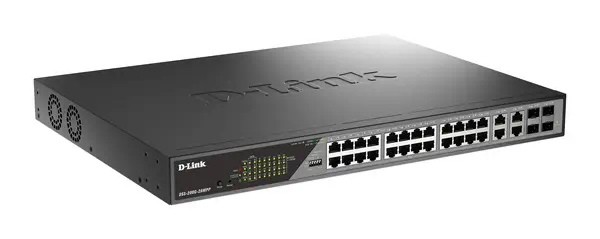 D-Link DSS-200G-28MPP commutateur réseau Géré L2 Gigabit Ethernet (10/100/1000) Connexion Ethernet,  - Switchs et Hubs - visuel 3