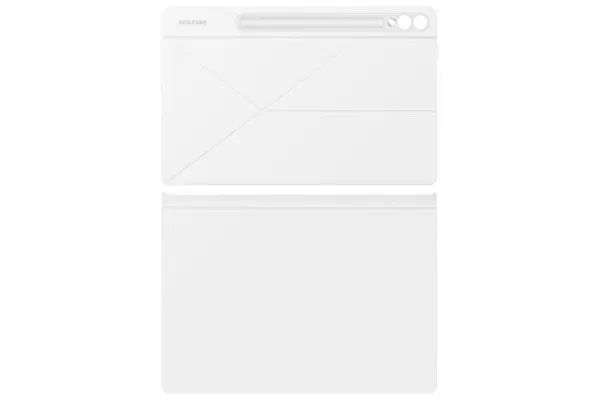 SAMSUNG Galaxy Tab S9+ Smart Book Cover Blanc Samsung - visuel 1 - hello RSE - Basculer, se tenir debout, s'amuser