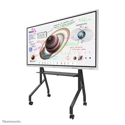 Neomounts FL50-525BL1 Support au sol mobile pour écran 55-86" - étagère multimédia incluse - install - Support Fixe & Mobile - visuel 1