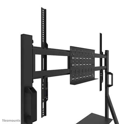 Neomounts FL50-525BL1 Support au sol mobile pour écran 55-86" - étagère multimédia incluse - install - Support Fixe & Mobile - visuel 5