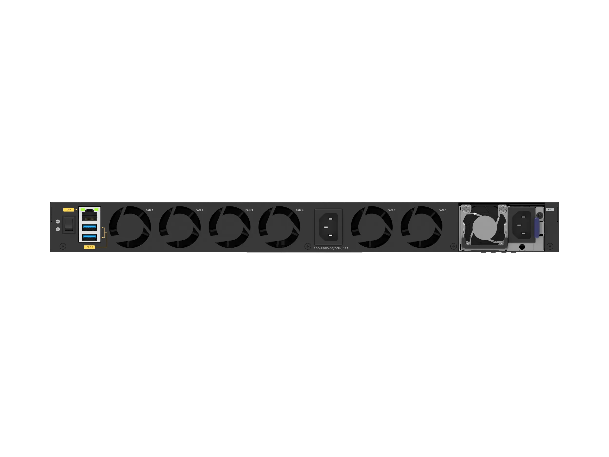 NETGEAR M4350-40X4C Géré L3 10G Ethernet (100/1000/10000) Connexion Ethernet, supportant l'alimentat - Netgear - Switchs et Hubs - visuel 1