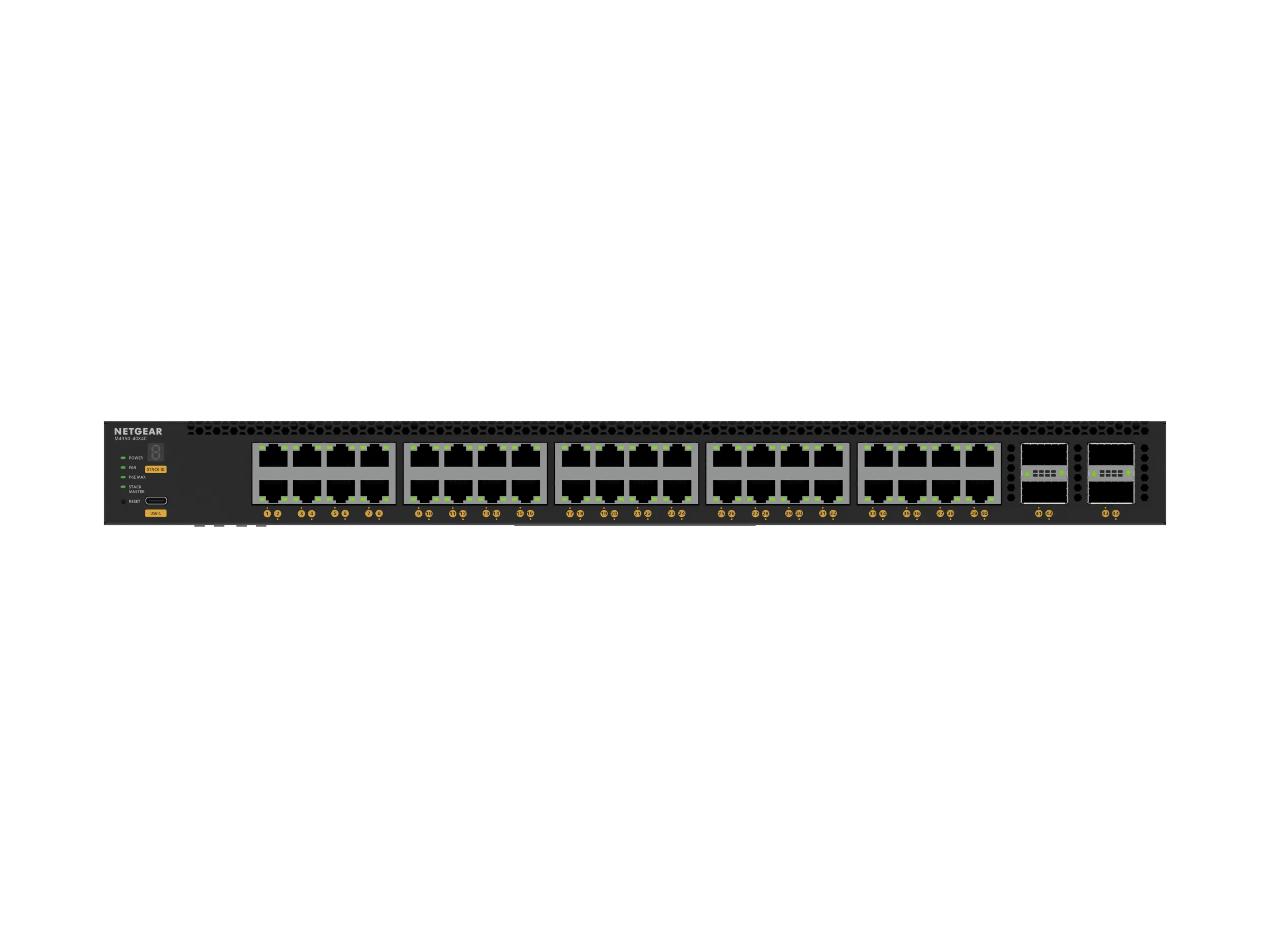 NETGEAR M4350-40X4C Géré L3 10G Ethernet (100/1000/10000) Connexion Ethernet, supportant l'alimentat - Netgear - Switchs et Hubs - visuel 5