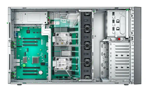 Fujitsu PRIMERGY TX2550 M7 serveur Tower Intel® Xeon® Fujitsu - visuel 1 - hello RSE - Conçu pour être prêt à être mis à niveau et efficace