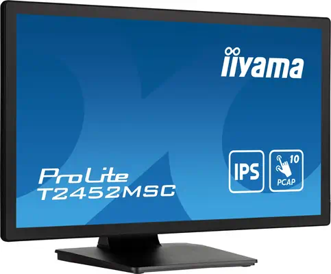 iiyama ProLite T2452MSC-B1 écran plat de PC 60,5 cm (23.8") 1920 x 1080 pixels Full HD LCD Écran tac - Ecran Ordinateur - visuel 4