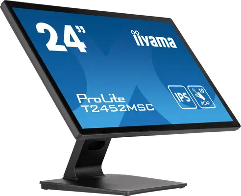 iiyama ProLite T2452MSC-B1 écran plat de PC 60,5 cm (23.8") 1920 x 1080 pixels Full HD LCD Écran tac - Ecran Ordinateur - visuel 1
