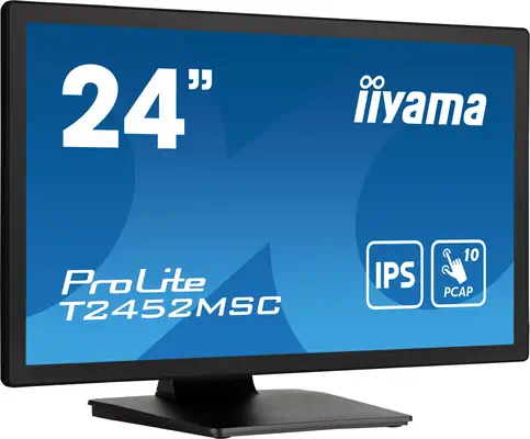 iiyama ProLite T2452MSC-B1 écran plat de PC 60,5 cm (23.8") 1920 x 1080 pixels Full HD LCD Écran tac - Ecran Ordinateur - visuel 3