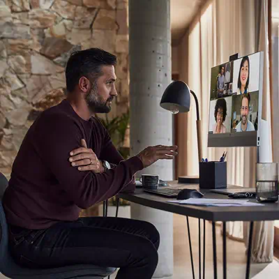 HP EliteOne 840 G9 Intel® Core™ i5 60,5 cm (23.8") 1920 x 1080 pixels PC All-in-One 8 Go DDR5-SDRAM  - Ordinateur tout en un - visuel 2