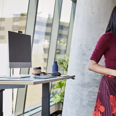 HP EliteOne 840 G9 Intel® Core™ i5 60,5 cm (23.8") 1920 x 1080 pixels PC All-in-One 8 Go DDR5-SDRAM  - Ordinateur tout en un - visuel 3