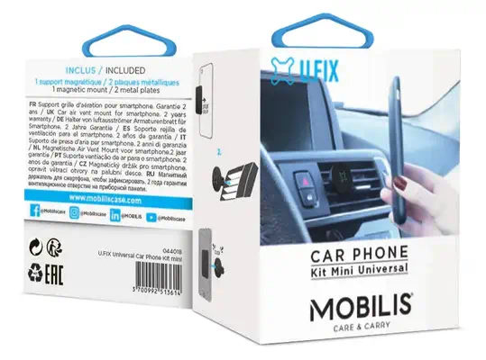 Mobilis U.FIX Support passif Mobile/smartphone Noir - Etui et Housse - visuel 4